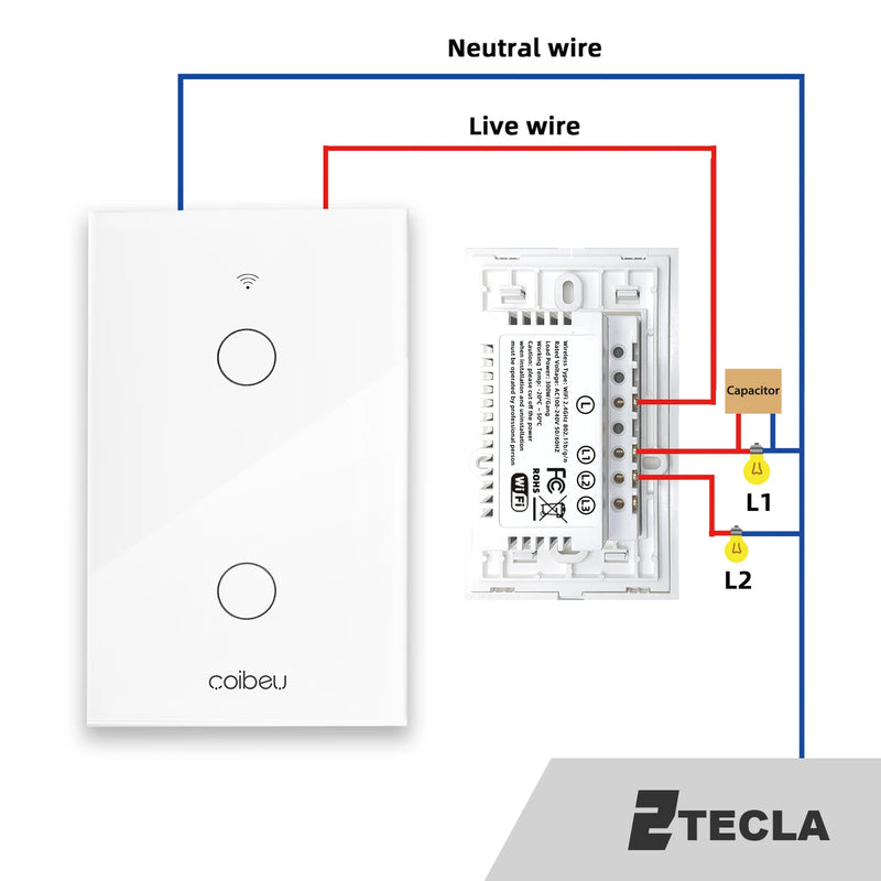 Interruptor Inteligente WiFi – Controle Total na Palma da Sua Mão!