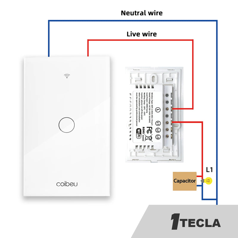 Interruptor Inteligente WiFi – Controle Total na Palma da Sua Mão!