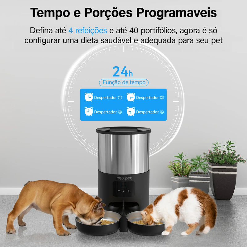 Alimentador Automático Inteligente para Pets 5L