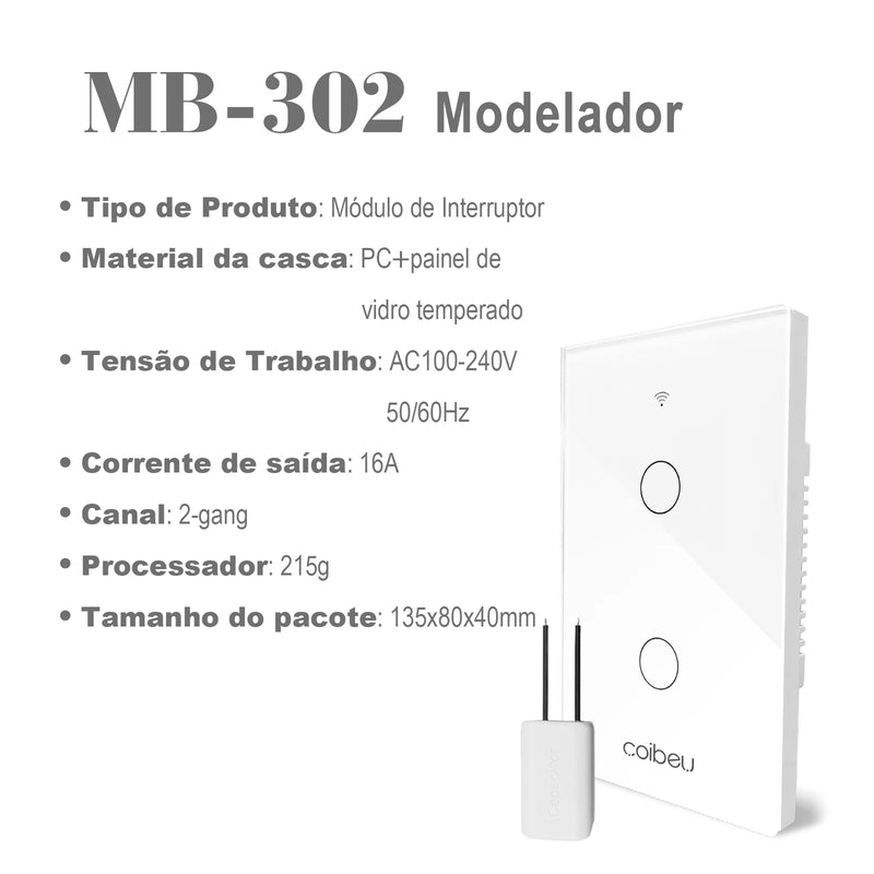 Interruptor Inteligente WiFi – Controle Total na Palma da Sua Mão!