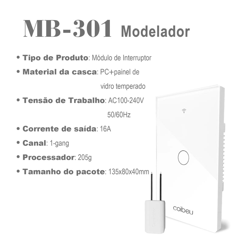 Interruptor Inteligente WiFi – Controle Total na Palma da Sua Mão!