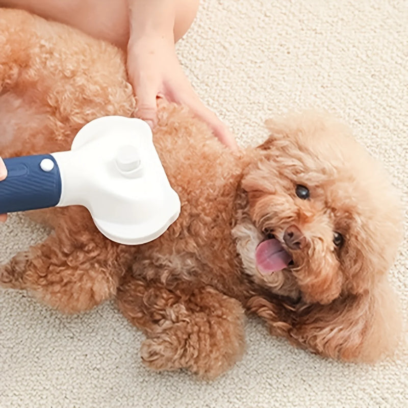 Pente 2 em 1 para Escova e Secador de Cabelo para Animais de Estimação