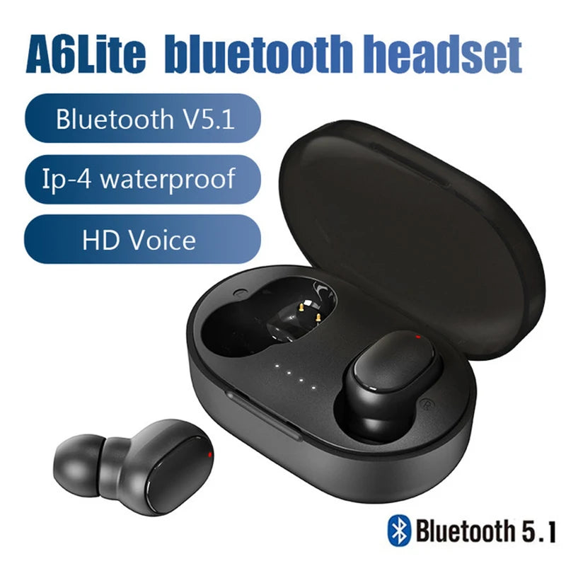 Fone de Ouvido Bluetooth HiFi A6 Lite